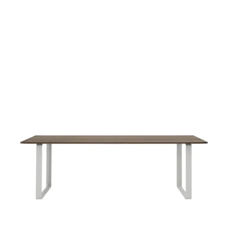 Muuto 70/70 spisebord 225x90 cm Solid Smoked Oak/Grey