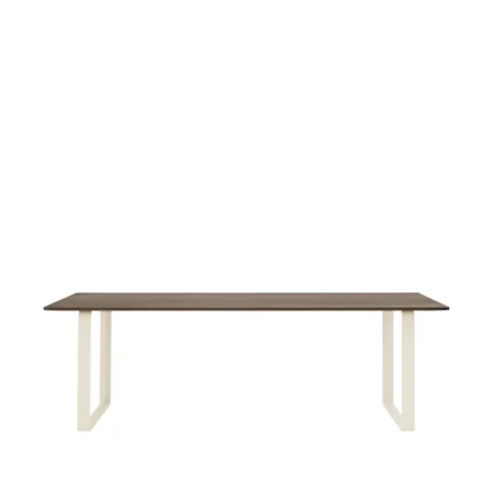 Muuto 70/70 spisebord 225x90 cm Solid Smoked Oak/Sand