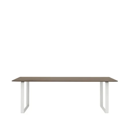 Muuto 70/70 spisebord 225x90 cm Solid Smoked Oak/White