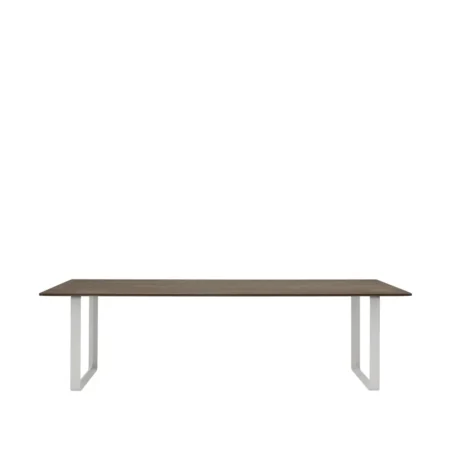 Muuto 70/70 spisebord 255x108 cm Solid Smoked Oak/Grey