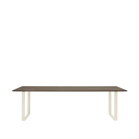 Muuto 70/70 spisebord 255x108 cm Solid Smoked Oak/Sand