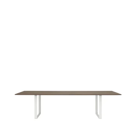 Muuto 70/70 spisebord 295x108 cm Solid Smoked Oak/White