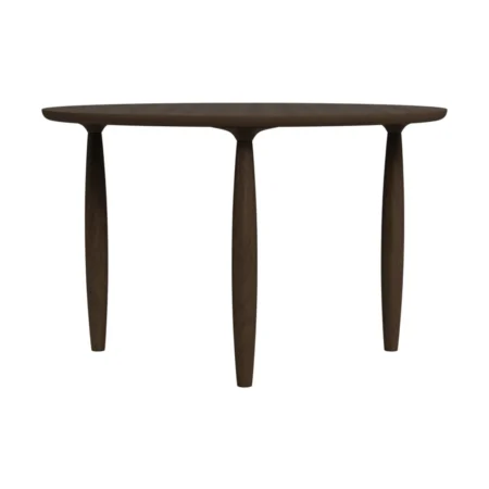 NORR11 Oku spisebord Dark smoked oak, Ø120 cm