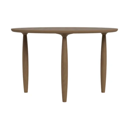 NORR11 Oku spisebord Light smoked oak, Ø120 cm