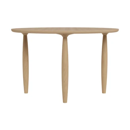 NORR11 Oku spisebord Natural oak, Ø120 cm