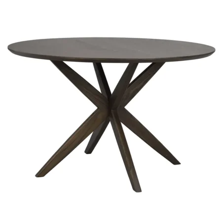 Rowico Home, Calverton spisebord Ø120 cm brun eg