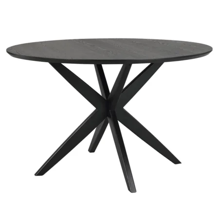 Rowico Home, Calverton spisebord Ø120 cm sort eg