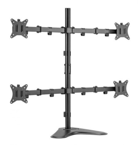 Skærmholder til skrivebord 4 skærme 17–32" – EQUIP