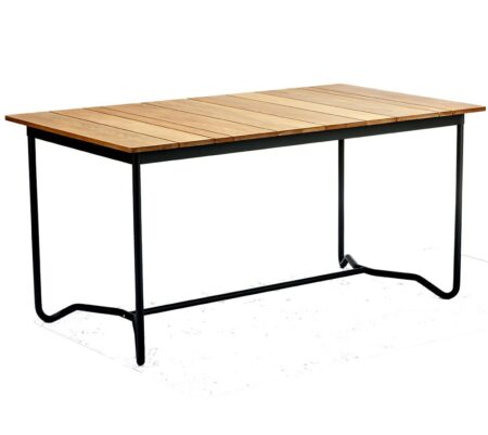 Skargaarden, Grinda Bord 85x150 cm Sort/Teak Skargaarden