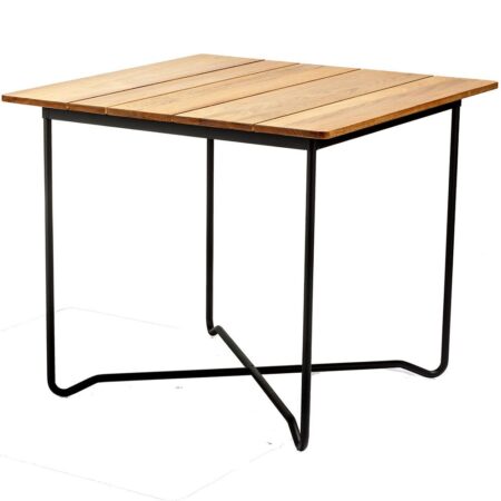 Skargaarden, Grinda Bord 85x85 cm Sort/Teak Skargaarden