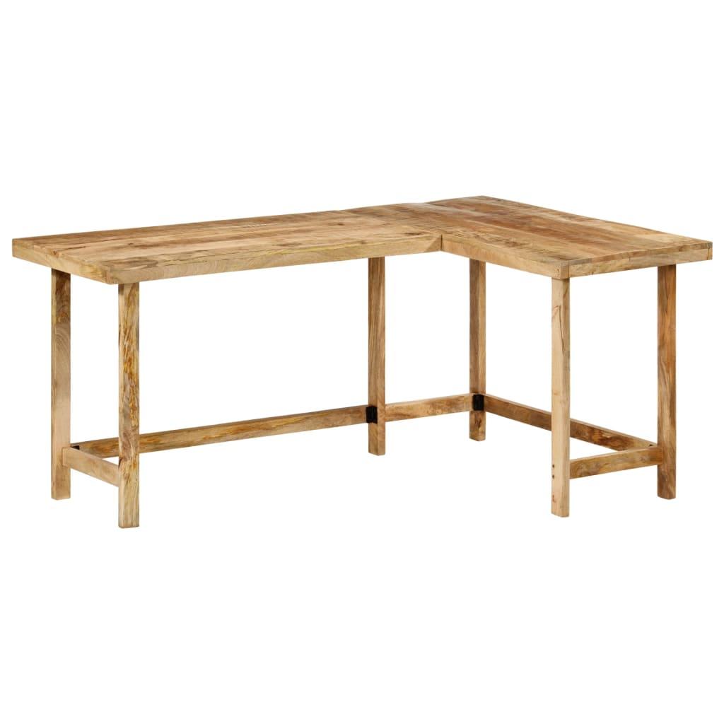 Skrivebord 165x110x75 cm massivt mangotræ Skrivebord 165x110x75 cm massivt mangotræ