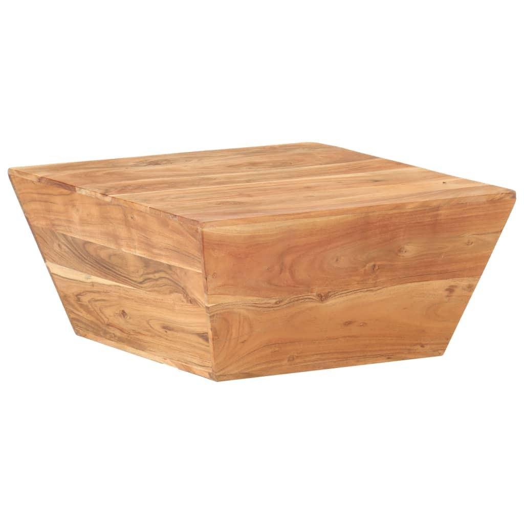 Sofabord 66x66x30 cm V-facon massivt akacietræ Sofabord 66x66x30 cm V-facon massivt akacietræ