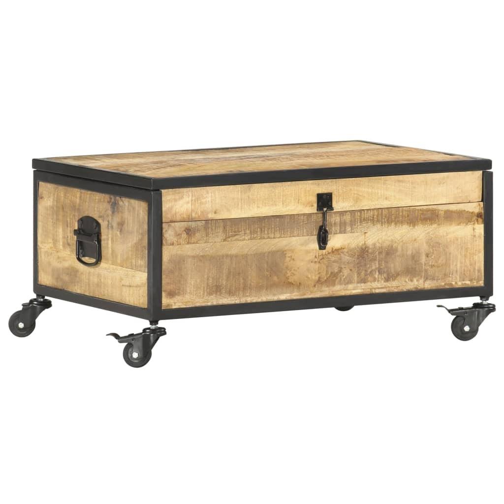 Sofabord 70x50x33 cm massivt mangotræ Sofabord 70x50x33 cm massivt mangotræ