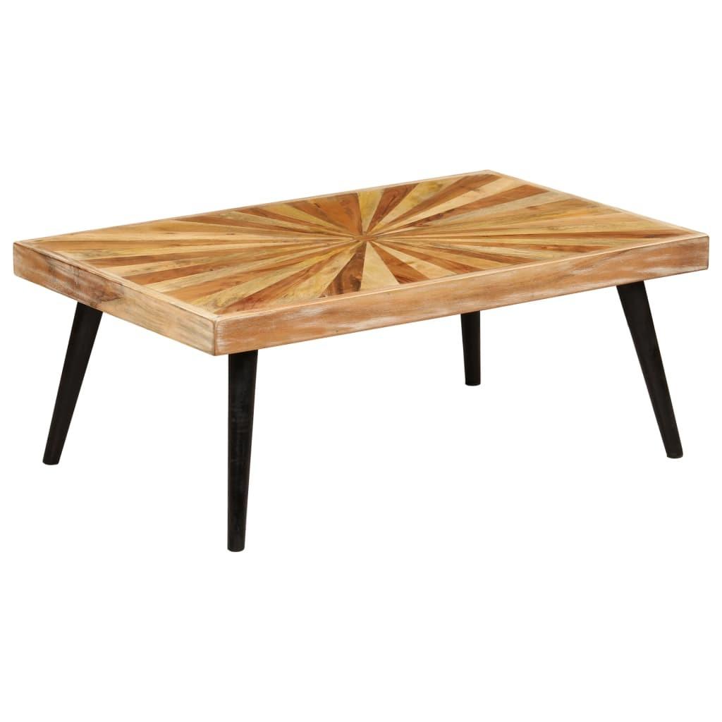 Sofabord 90x55x36 cm massivt mangotræ Sofabord 90x55x36 cm massivt mangotræ