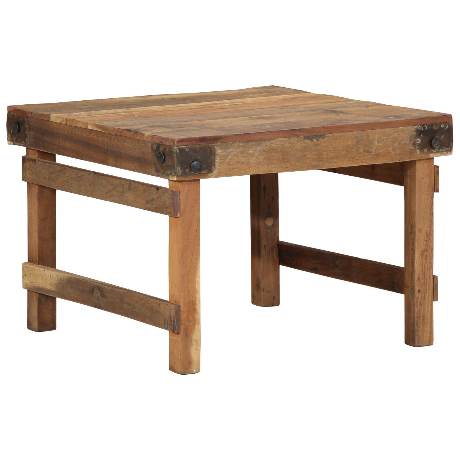 Sofabord Brun 60 x 55 x 40 cm Massivt genanvendt træ Sofabord Brun 60 x 55 x 40 cm Massivt genanvendt træ