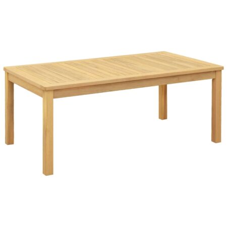 Sofabord Lys akacie 110 x 60 x 45 cm Massivt Akacietræ