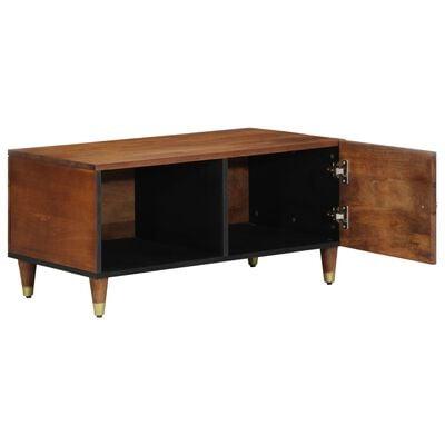 Sofabord honningfarvet 80 x 50 x 40 cm Massivt mangotræ