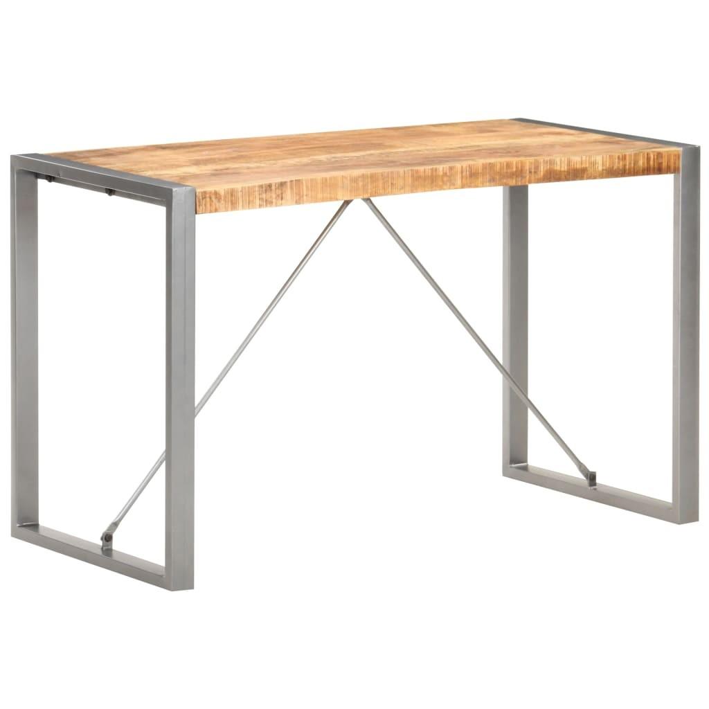Spisebord 120x60x75 cm massivt ru mangotræ Spisebord 120x60x75 cm massivt ru mangotræ