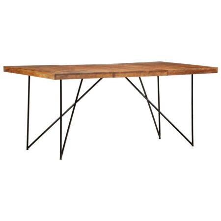 Spisebord 180x90x76 cm massivt akacietræ