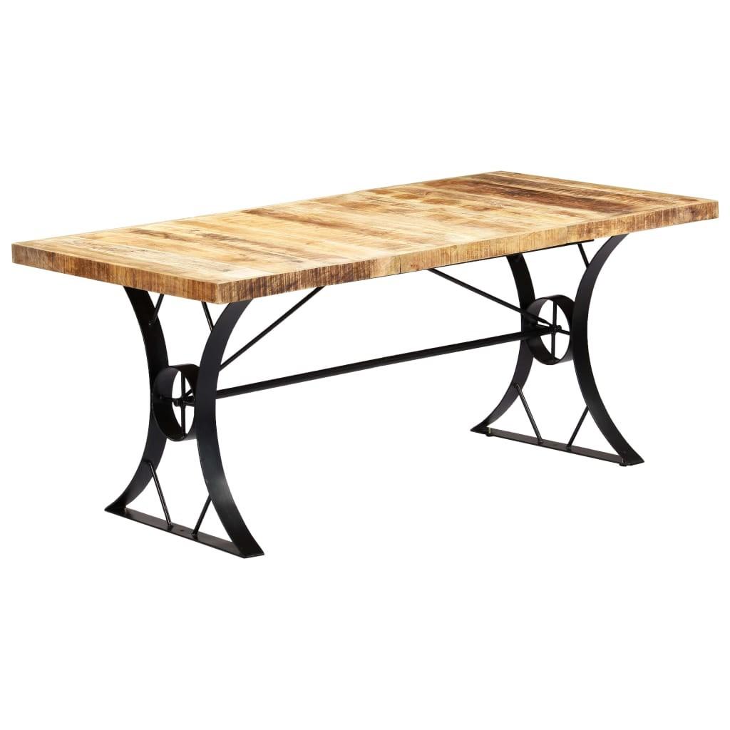 Spisebord 180x90x76 cm massivt mangotræ Spisebord 180x90x76 cm massivt mangotræ