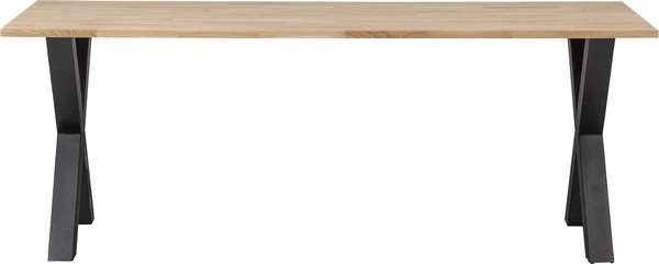 Spisebord WOOOD Tablo Alkmaar Plankebord i massiv egetræ 220 x 90 x 75 cm Natur Spisebord WOOOD Tablo Alkmaar Plankebord i massiv egetræ 220 x 90 x 75 cm Natur