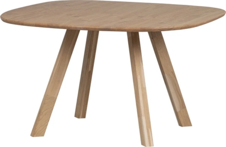 Spisebord WOOOD Tablo plankebord rund FSC-certificeret egetræ Ø130 natur