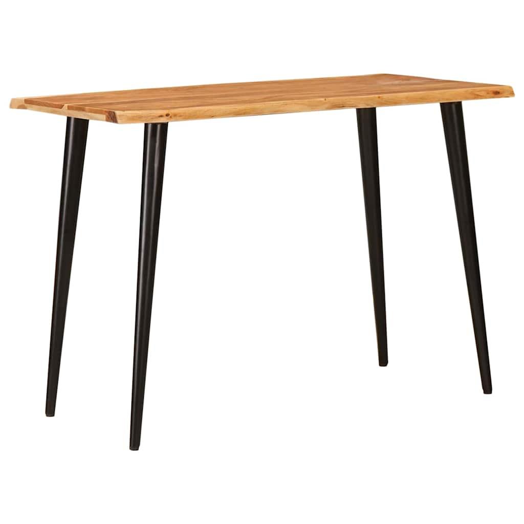 Spiseborde Brun og sort 110 x 55 x 75 cm Massivt mangotræ Spiseborde Brun og sort 110 x 55 x 75 cm Massivt mangotræ