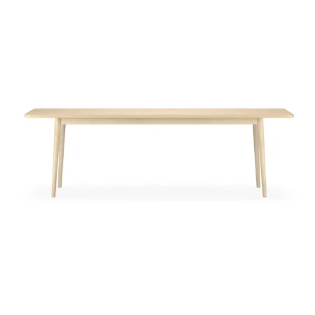 Stolab Miss Holly bord, 235x100 cm Birk naturlig olie, 1 tillægsplade