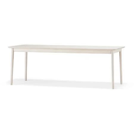 Stolab Prima Vista bord Birk hvidolie 120x90 cm hvidolie + 1 tillægsplade