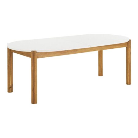 Tirsa havebord 95x210cm natur, hvid