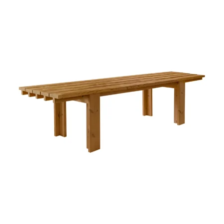 Vaarnii 013 Osa Outdoor Table bord Varmebehandlet fyrretræ, 333x94x78 cm