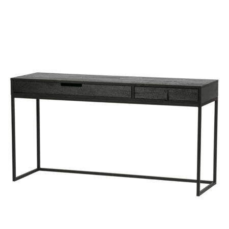 Woood Silas skrivebord - blacknight ash
