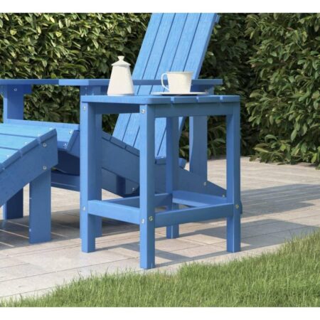 Adirondack-havebord i HDPE 38 × 38 × 46 cm - blå
