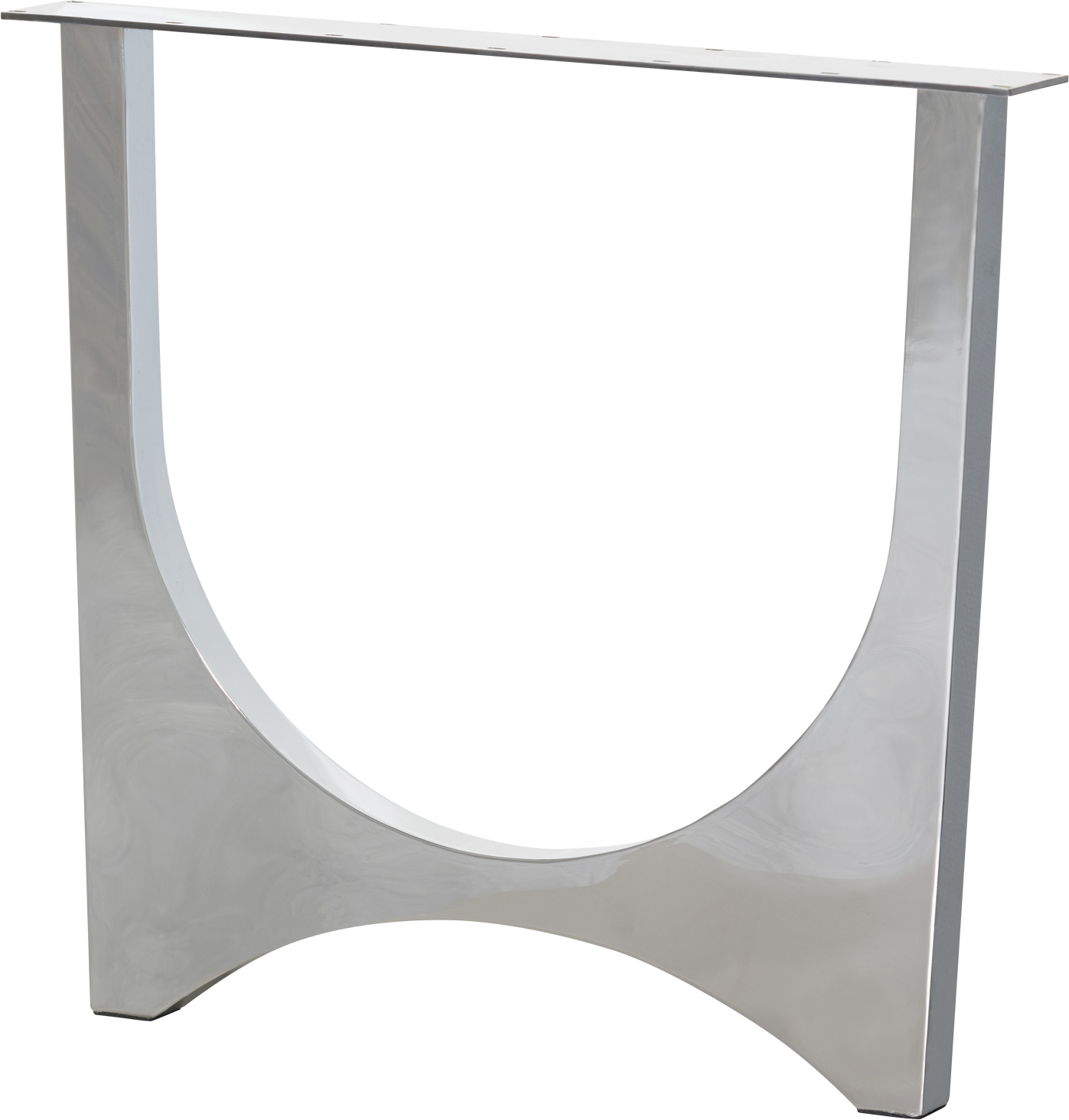 Bordben WOOOD Tablo til plankeborde i rustfrit stål med spejlblank kromfinish H72 cm Bordben WOOOD Tablo til plankeborde i rustfrit stål med spejlblank kromfinish H72 cm