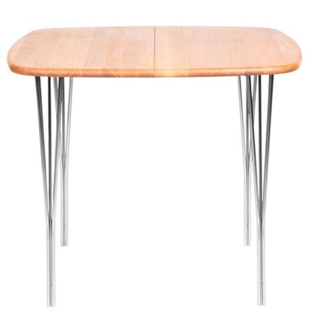 Haslev Symphony 84 spisebord - massiv/splitben - 105 x 105 cm. : Erling Christensen Møbler