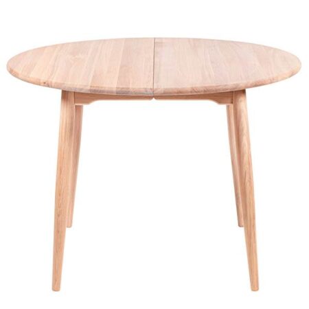 Haslev Symphony 92 spisebord - massiv/træstel - Ø120 cm. : Erling Christensen Møbler