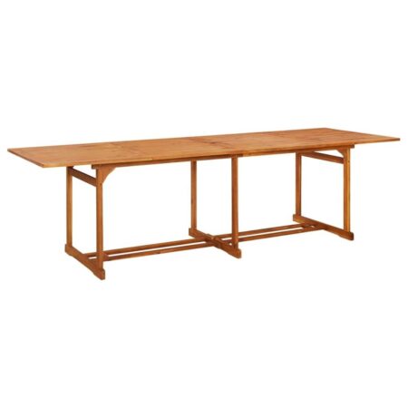 Havebord i massivt akacietræ 280 × 90 × 75 cm - olieret