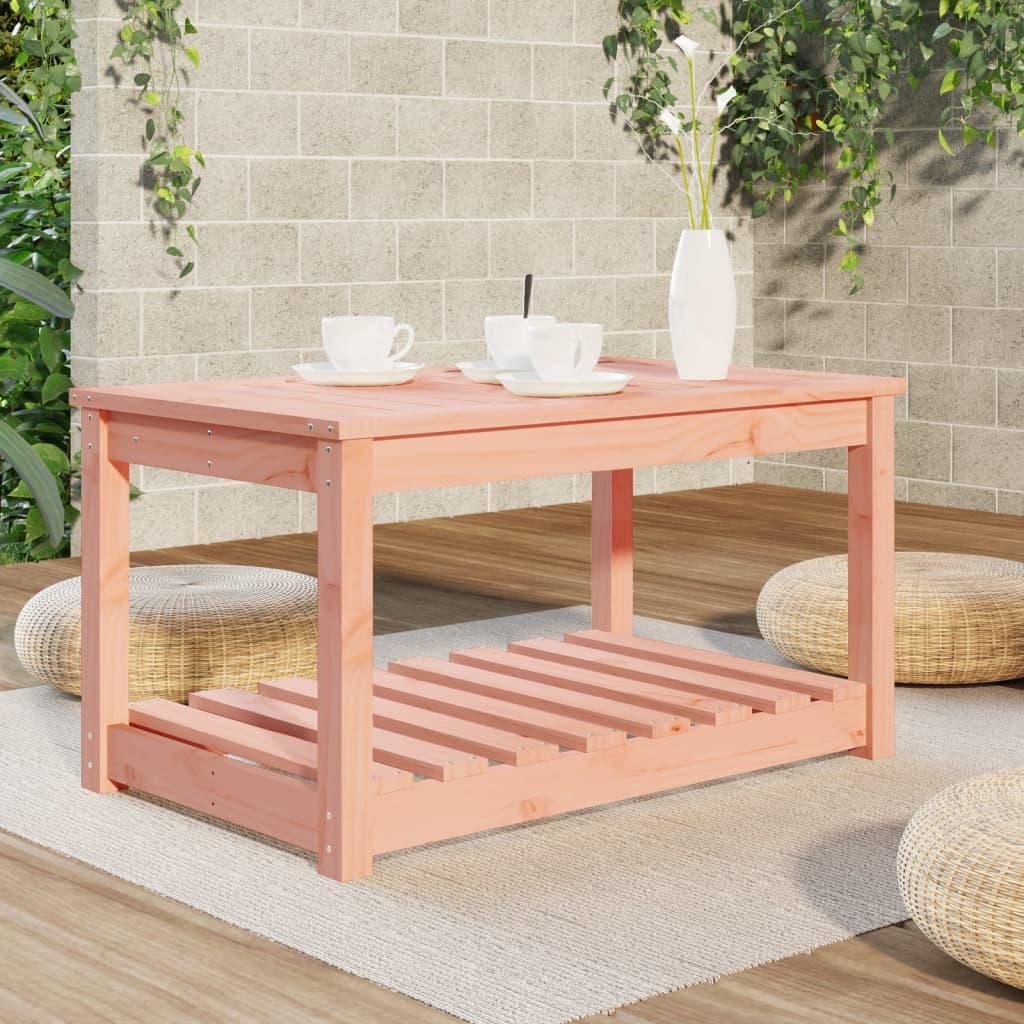 Havebord i massivt douglasgran - 82,5 × 50,5 × 45 cm med hylde Havebord i massivt douglasgran - 82,5 × 50,5 × 45 cm med hylde