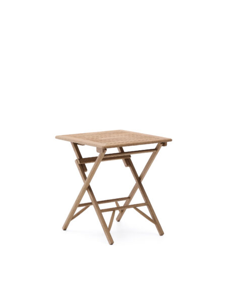 KAVE HOME Dandara havebord, foldbar, kvadratisk - natur akacietræ (66x66)