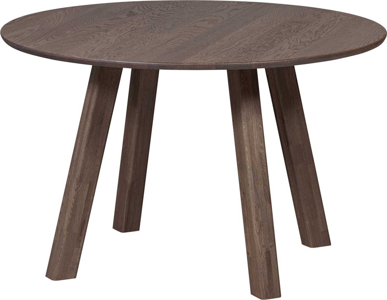 Rundt spisebord WOOOD Tablo massivt egetræ Kashmir brun Ø120 cm H75 FSC mix Rundt spisebord WOOOD Tablo massivt egetræ Kashmir brun Ø120 cm H75 FSC mix