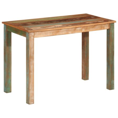 Spisebord 110 × 55 × 76 cm i massivt genbrugstræ - vintage look