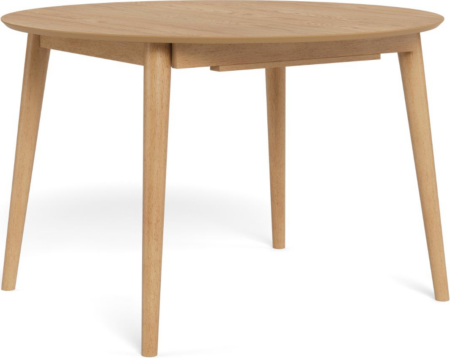 Spisebord Signature Montano rundt Ø115-154 cm, gummitræ/eg, butterfly-udtræk, natur