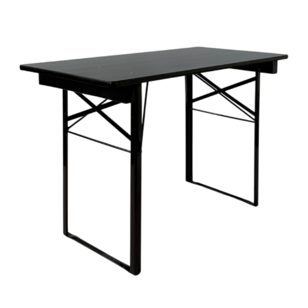 Standard balkon bord 120x60cm - Sort