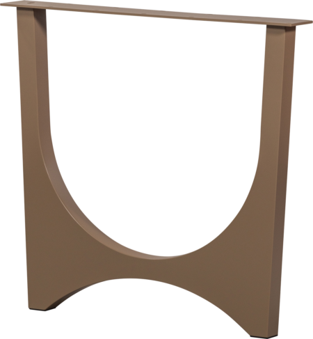Bordben/bordstel til spisebord WOOOD Tablo Zaandam metal sandfarvet H72 til bordplader 160-240 x 90-100 cm