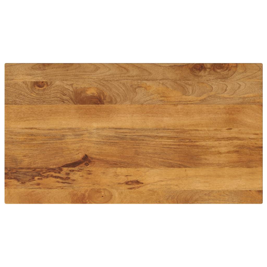 Bordplade 100x50x3,8 cm rektangulær massivt mangotræ Bordplade 100x50x3,8 cm rektangulær massivt mangotræ