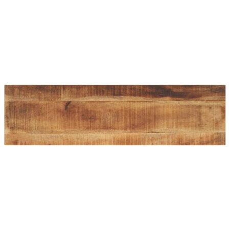 Bordplade 110 x 30 x 2,5 cm rektangulær i massivt ru mangotræ