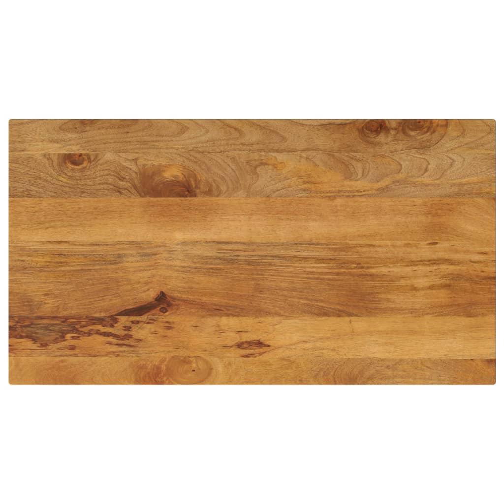 Bordplade 110×60×2,5 cm - rektangulær i massivt mangotræ Bordplade 110×60×2,5 cm - rektangulær i massivt mangotræ