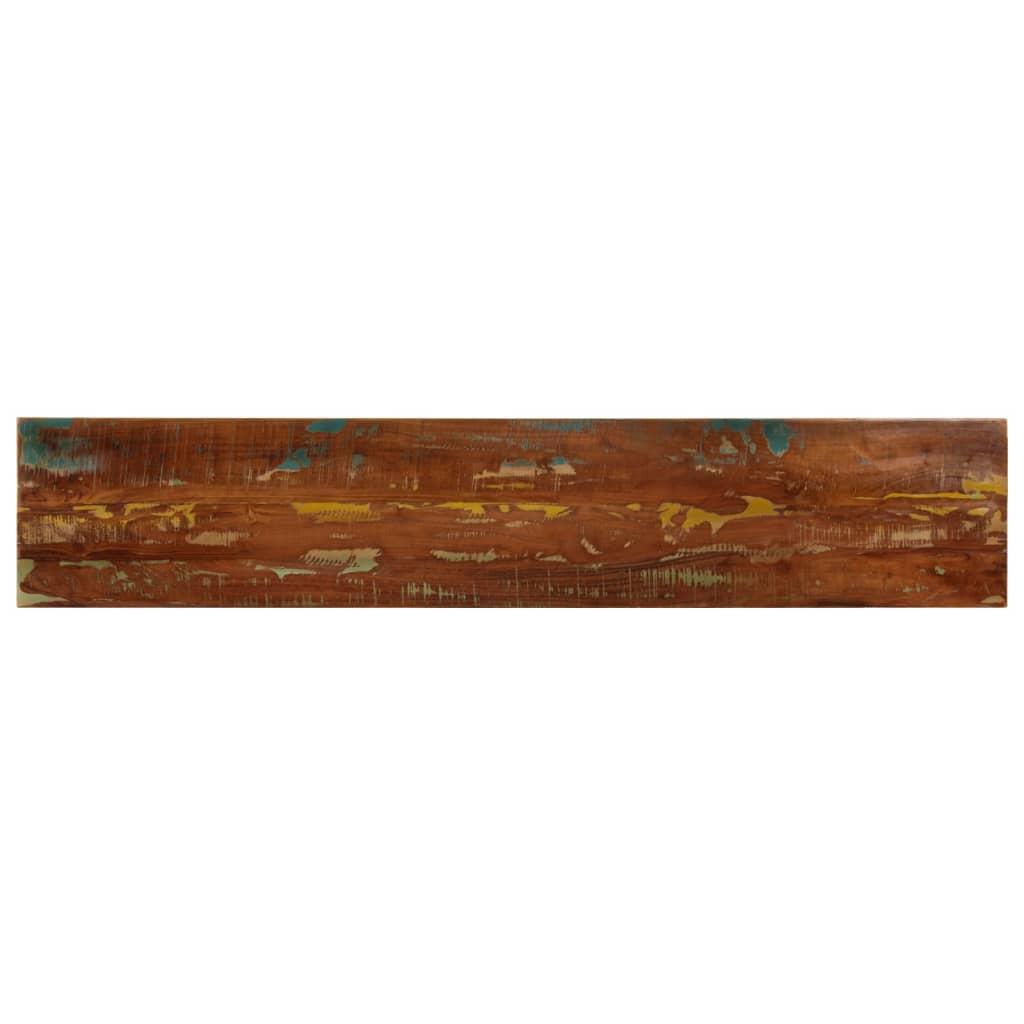 Bordplade 140×30×3,8 cm - rektangulær i massivt genbrugstræ Bordplade 140×30×3,8 cm - rektangulær i massivt genbrugstræ