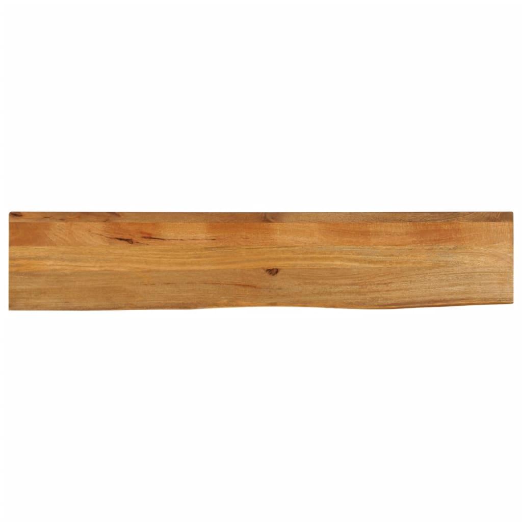 Bordplade 160×30×3,8 cm - naturlig kant i massivt mangotræ Bordplade 160×30×3,8 cm - naturlig kant i massivt mangotræ
