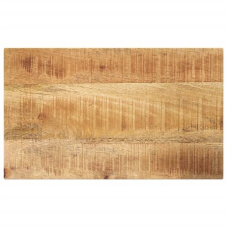 Bordplade 50×40×3,8 cm - rektangulær i massivt ru mangotræ